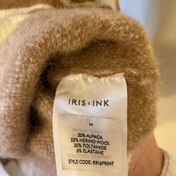 IRIS & INK Catherine brushed jacquard-knit sweater - Picture 2 of 4